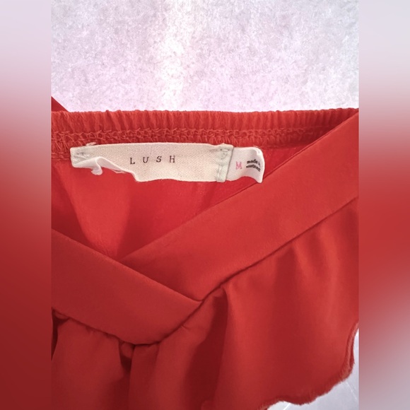 Lush belted Orange Sundress M - Picture 3 of 5